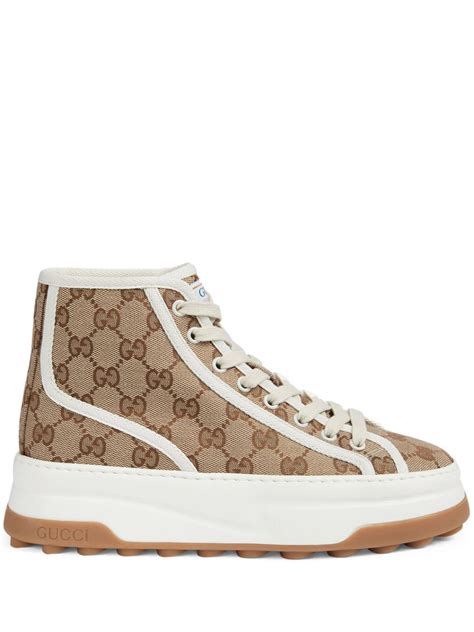 gucci shoe high top|farfetch gucci high top.